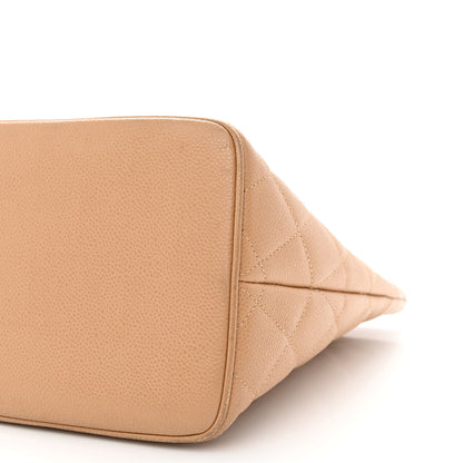 Chanel Caviar Quilted Medallion Tote Beige 10 of 16