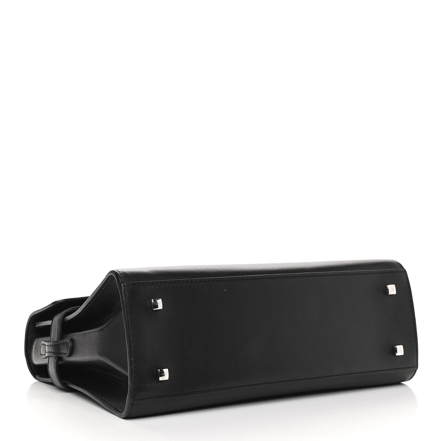 Calfskin MM Tempete Satchel Black