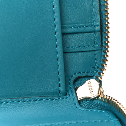Gucci Microguccissima Zip Around Organizer Wallet Deep Cobalt 11 of 12