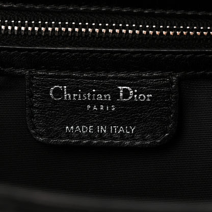Christian Dior Lambskin Cannage Large Ruffle New Lock Flap Black 6 of 10