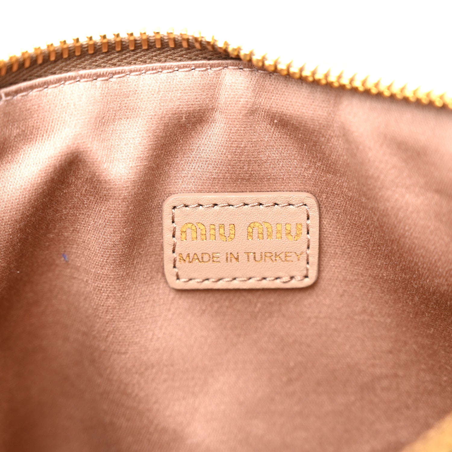 Miu Miu Nappa Wristlet Beige 6 of 11