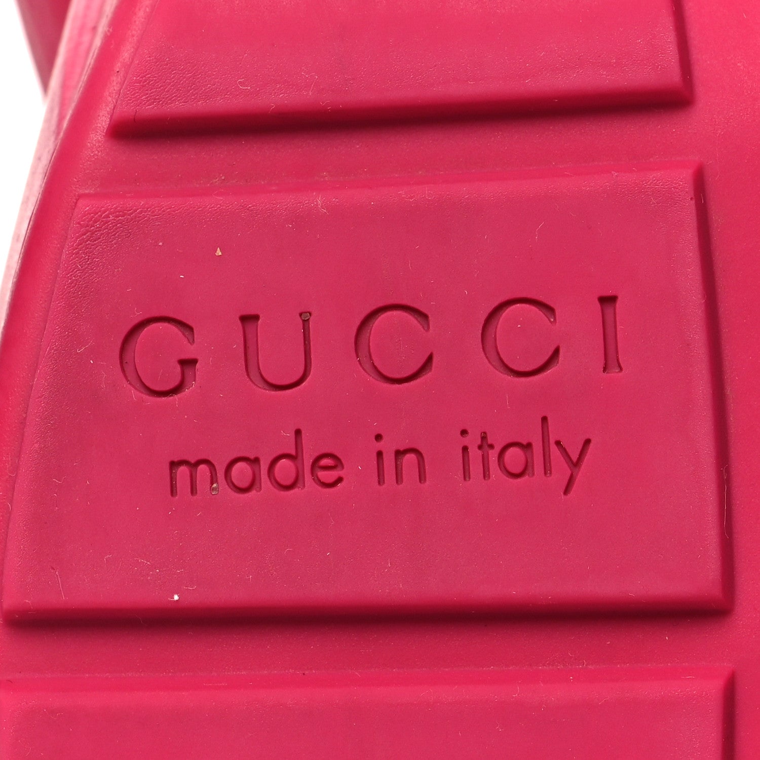 Gucci Calfskin Logo Womens Rhyton Sneakers 38.5 Box Pink 7 of 10