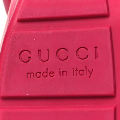 Gucci Calfskin Logo Womens Rhyton Sneakers 38.5 Box Pink 7 of 10