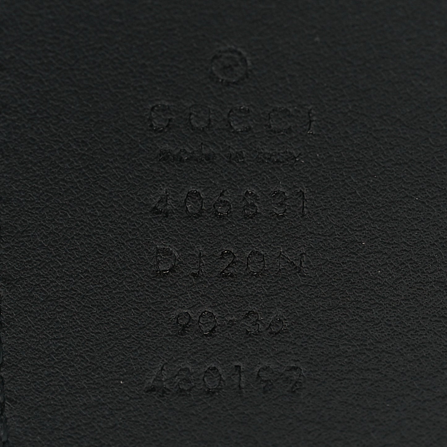Textured Dollar Calfskin Nickel Double G 40mm Belt 90 36 Black