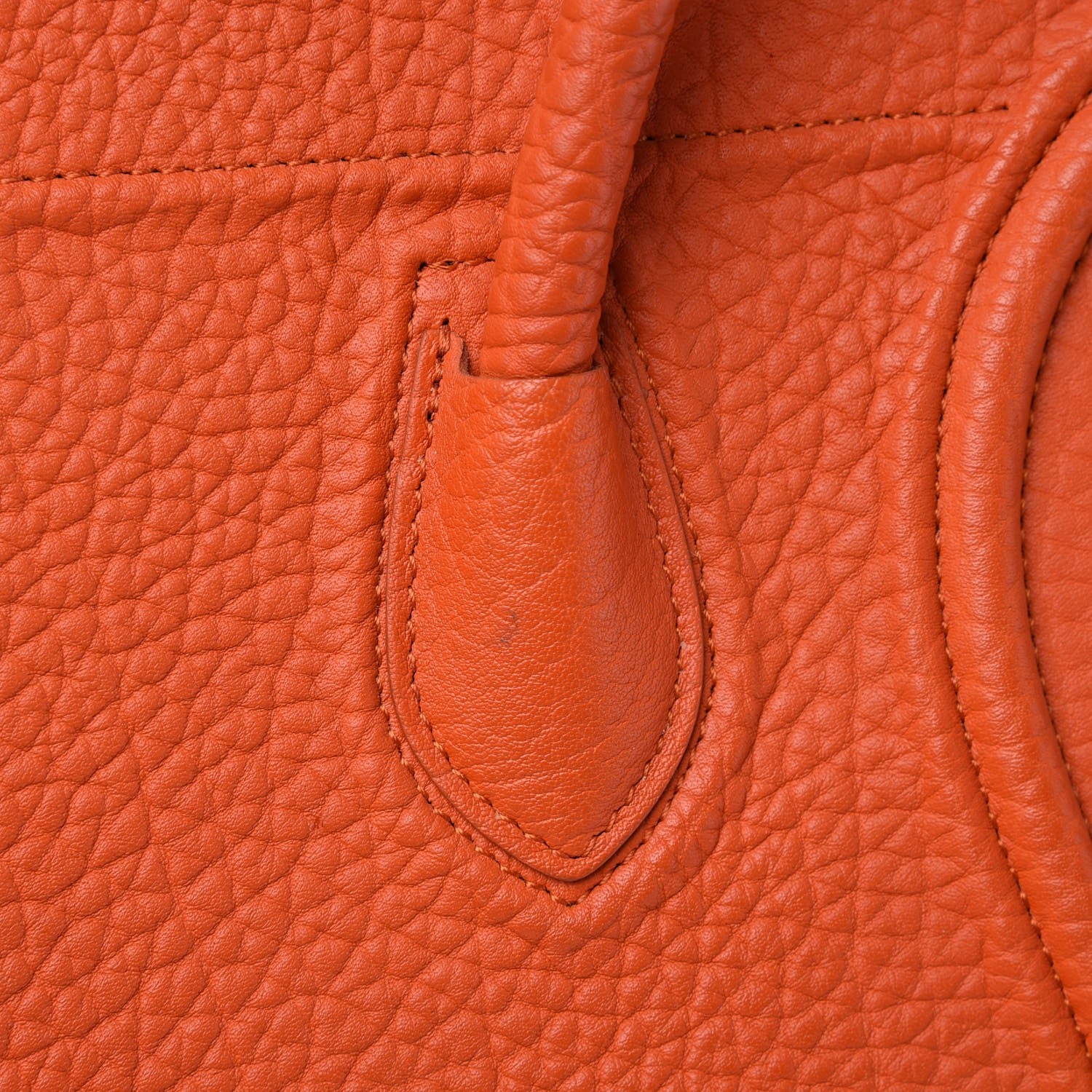 Celine Bullhide Calfskin Medium Phantom Luggage Burnt Orange 9 of 11