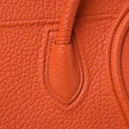 Celine Bullhide Calfskin Medium Phantom Luggage Burnt Orange 9 of 11