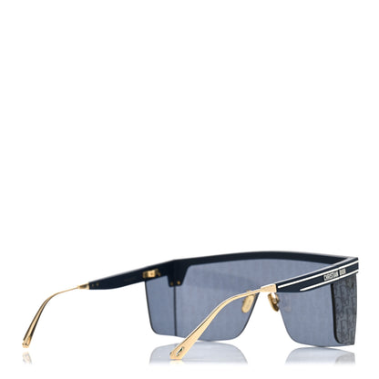Christian Dior Oblique Diorclub M1U Mask Sunglasses Blue 4 of 10