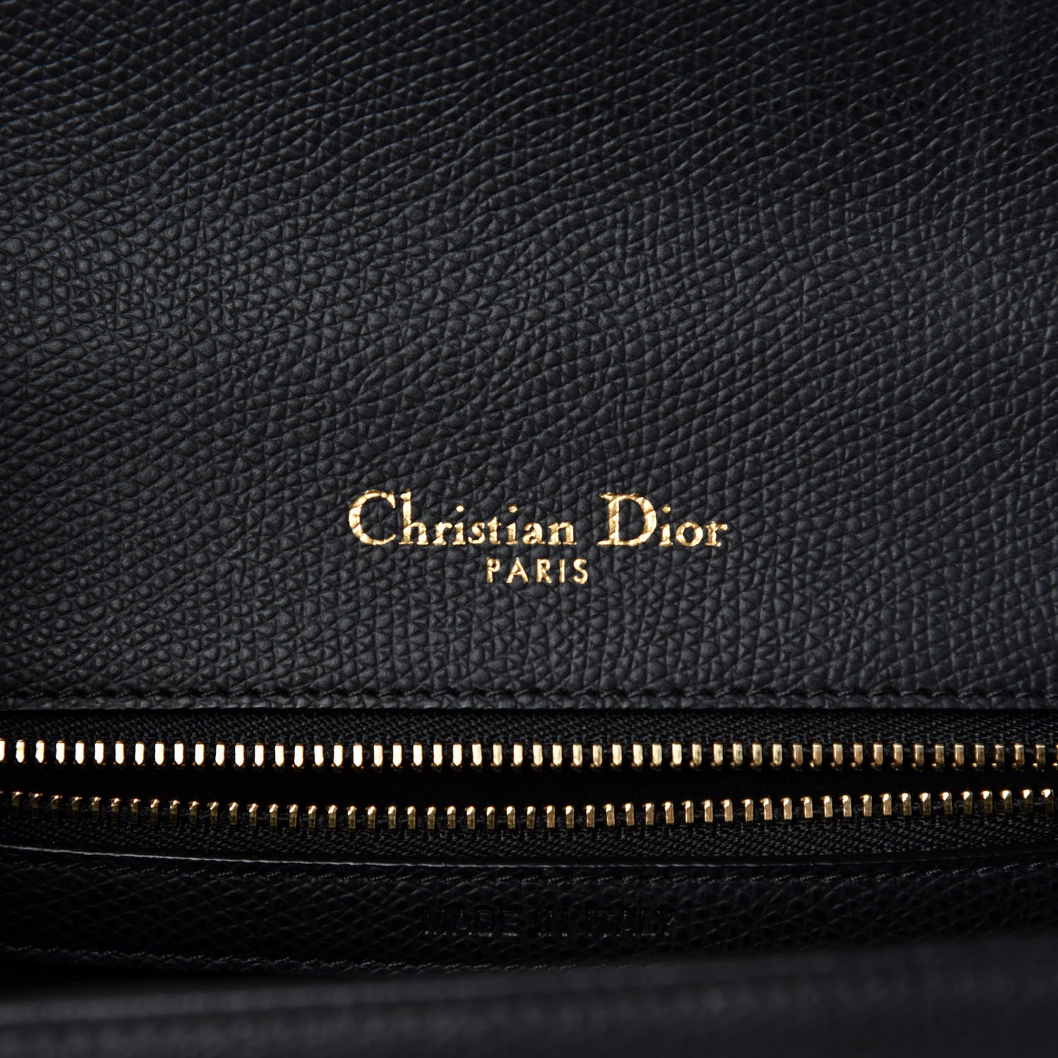Christian Dior Grained Calfskin Small Diorama Flap Bag Black 9 of 12