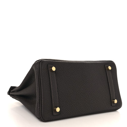 Hermes Togo Birkin 25 Bai Brun 3 of 11