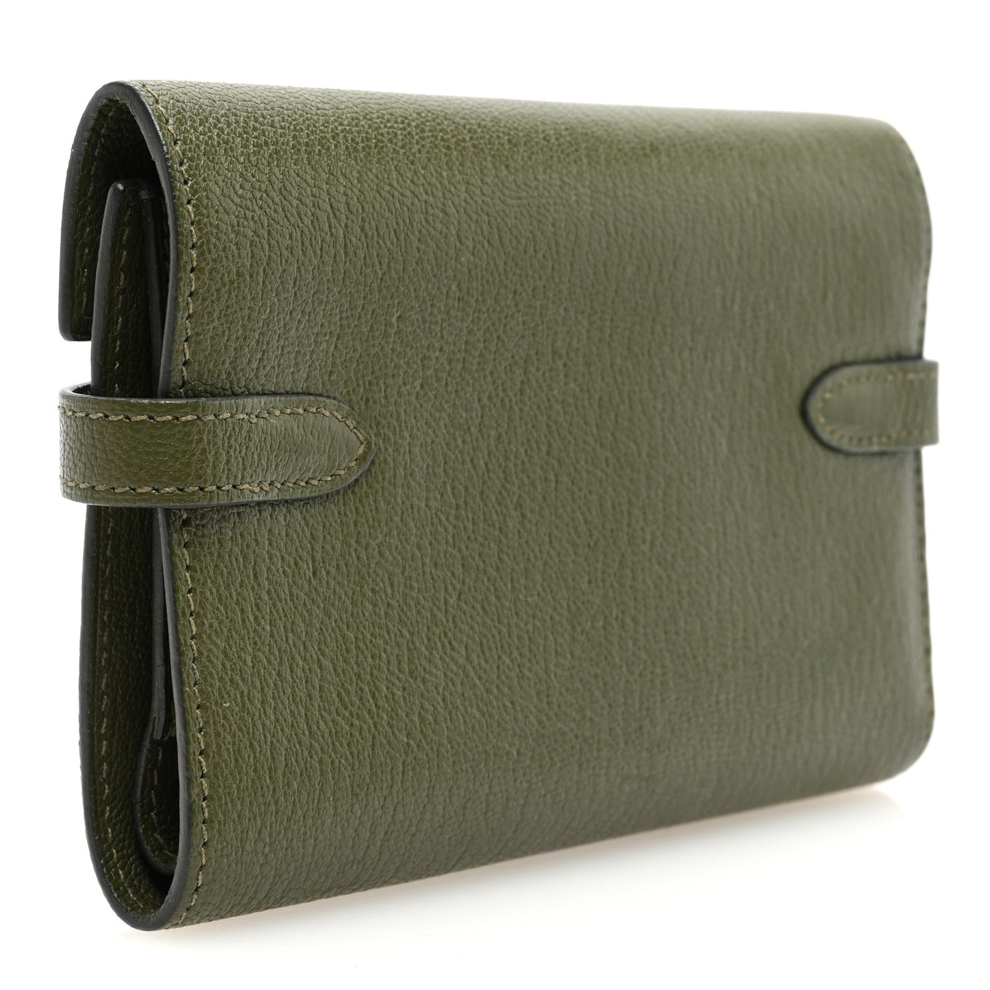 Chevre Mysore Kelly Medium Wallet Vert Veronese