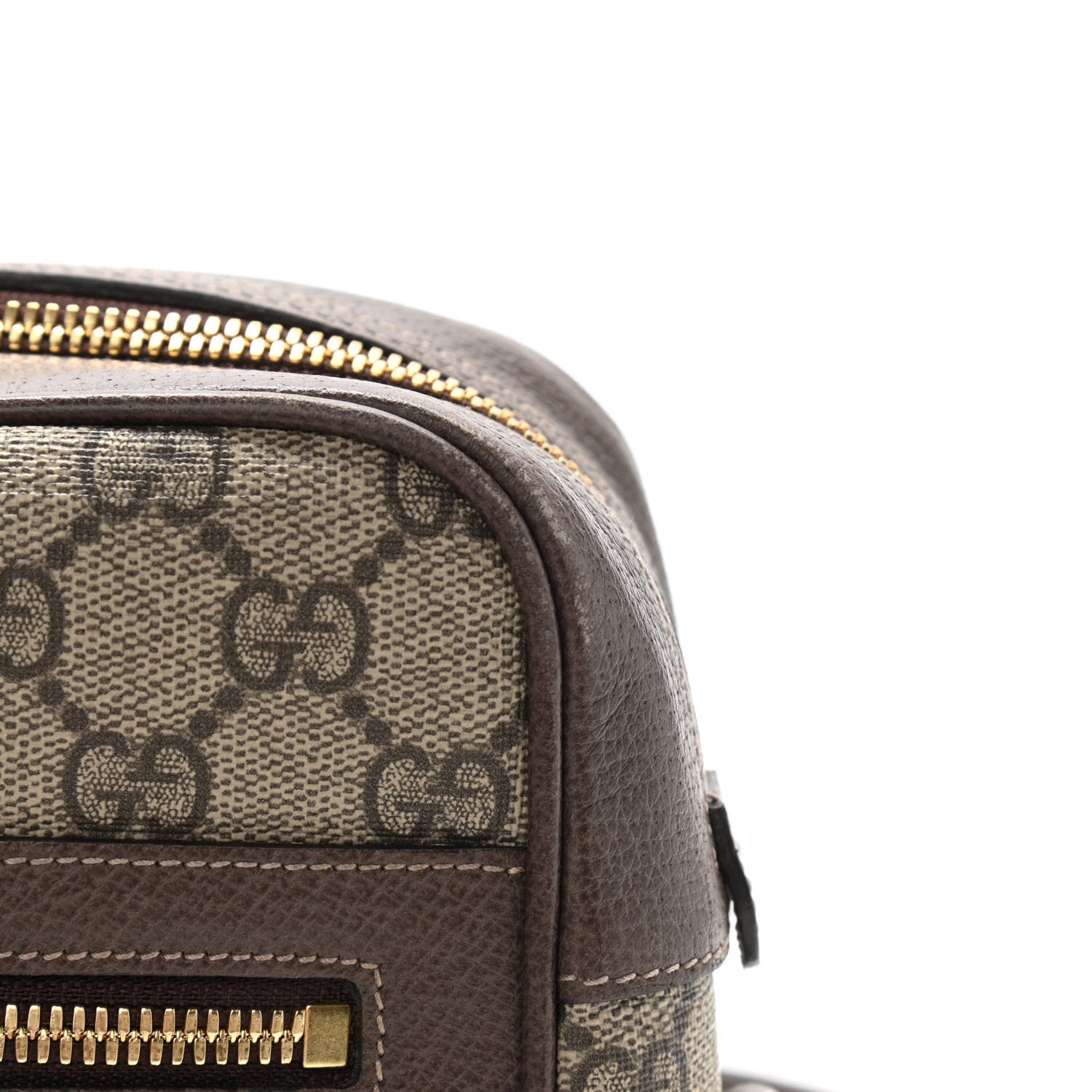 Gucci GG Supreme Monogram Web Small Ophidia Shoulder Bag Brown 15 of 15