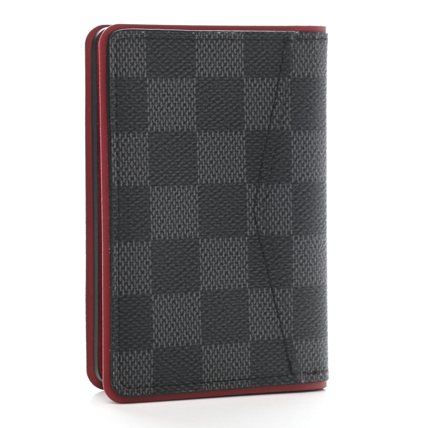 Damier Graphite Pocket Organizer Bordeaux