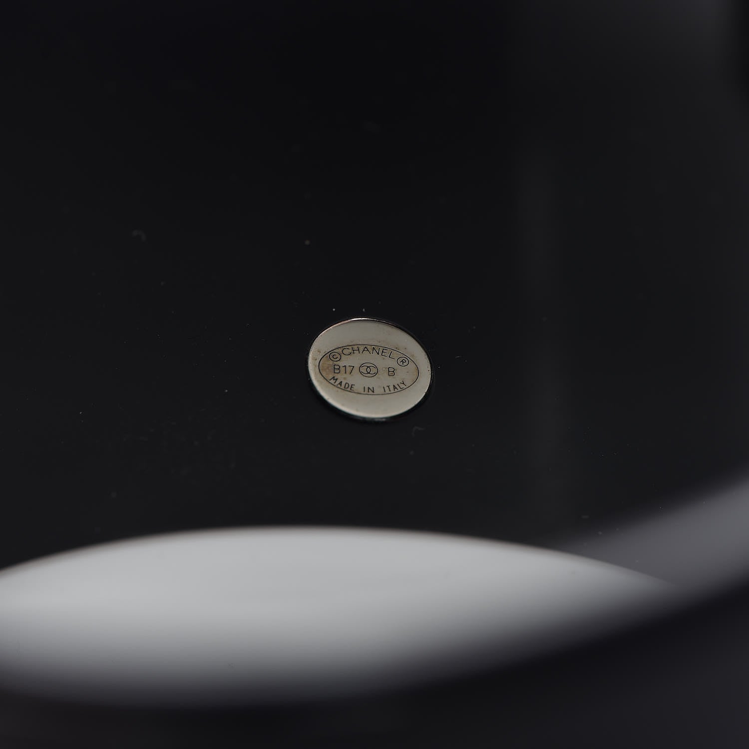 Chanel Resin Baguette Crystal CC Cuff Black 5 of 7