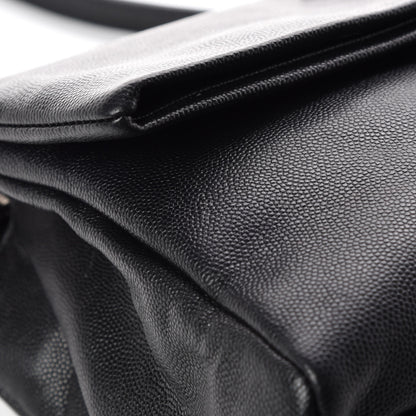 Saint Laurent Grain De Poudre Medium West Hollywood Monogram Fold-Over Black 15 of 16