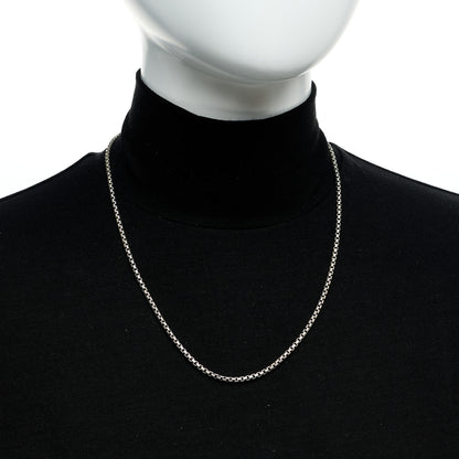 David Yurman Sterling Silver 2.7mm Box Chain Necklace 20" 2 of 5