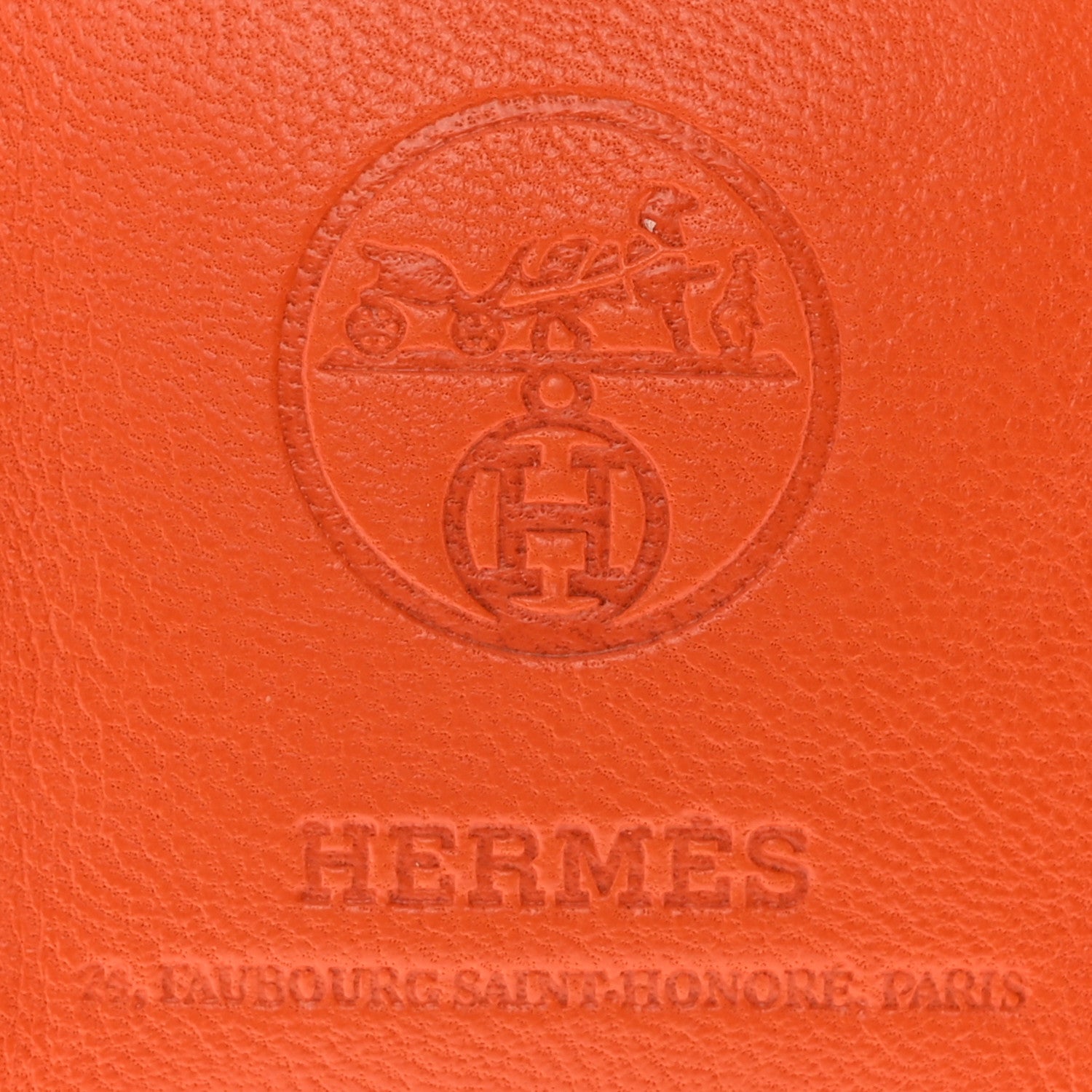 Hermes Milo Lambskin Swift Shopping Bag Charm Feu Gold 3 of 4
