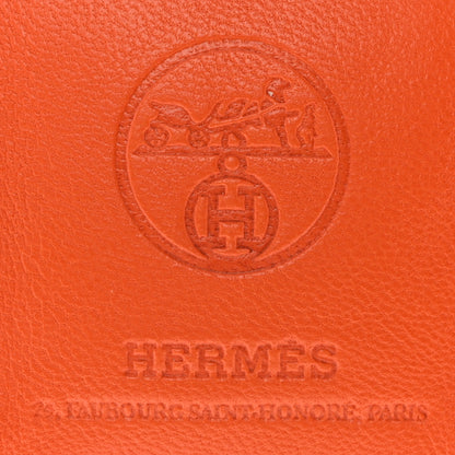 Hermes Milo Lambskin Swift Shopping Bag Charm Feu Gold 3 of 4