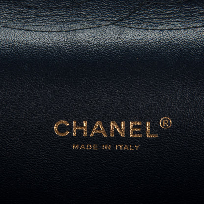 Chanel Caviar Quilted Maxi Double Flap Navy Blue 6 of 7