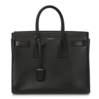 Saint Laurent Grained Calfskin Small Sac De Jour Black 1 of 8