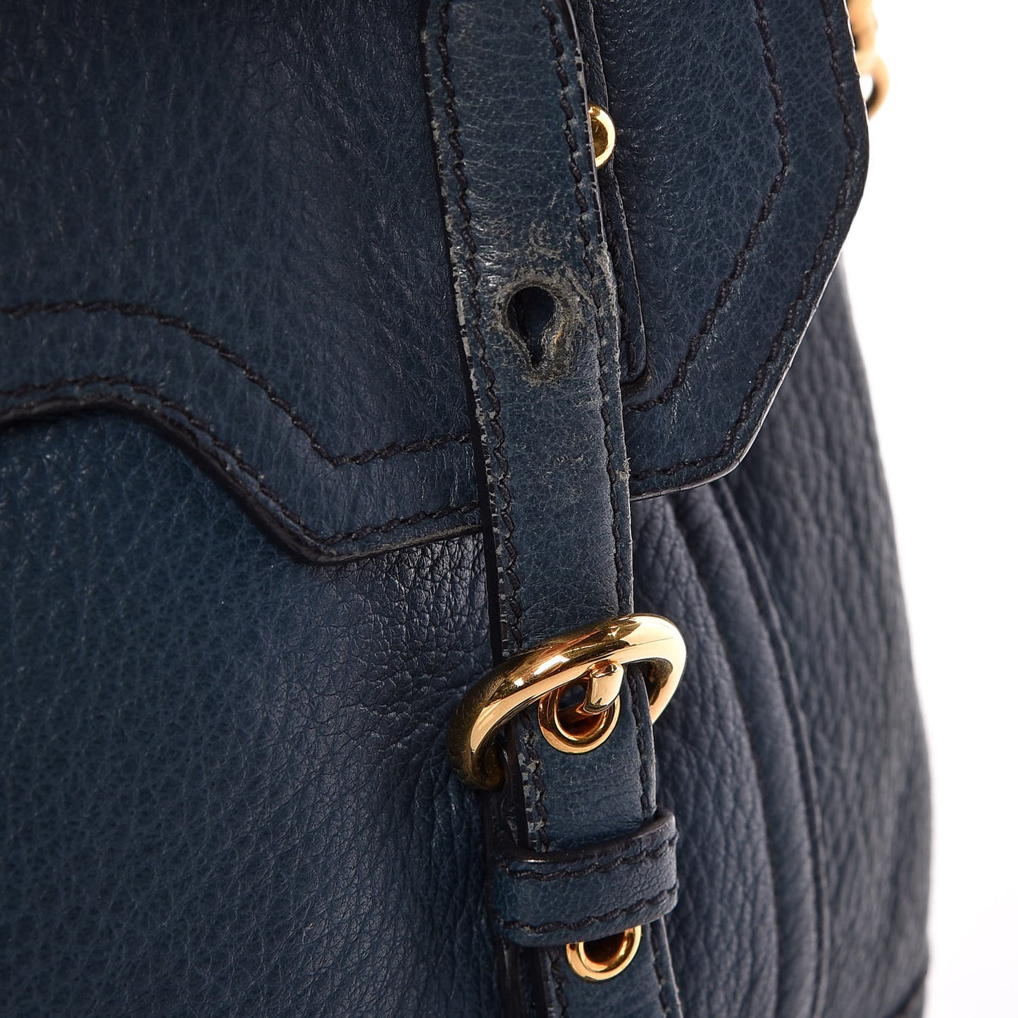 Cervo East-West Flap Satchel Blue