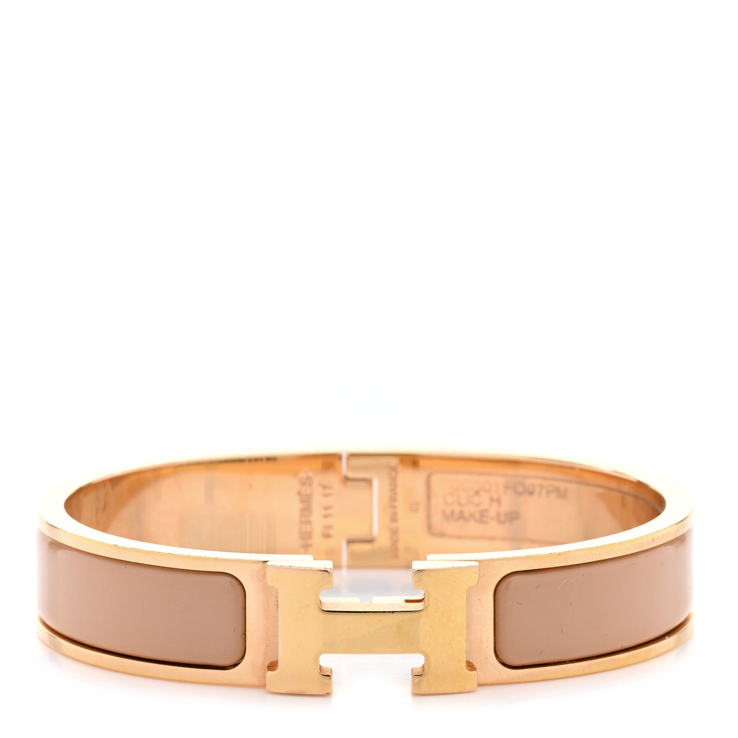 Enamel Narrow Clic Clac H Bracelet PM Makeup
