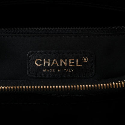 Chanel Caviar Quilted Grand Shopping Tote GST Black 7 of 11