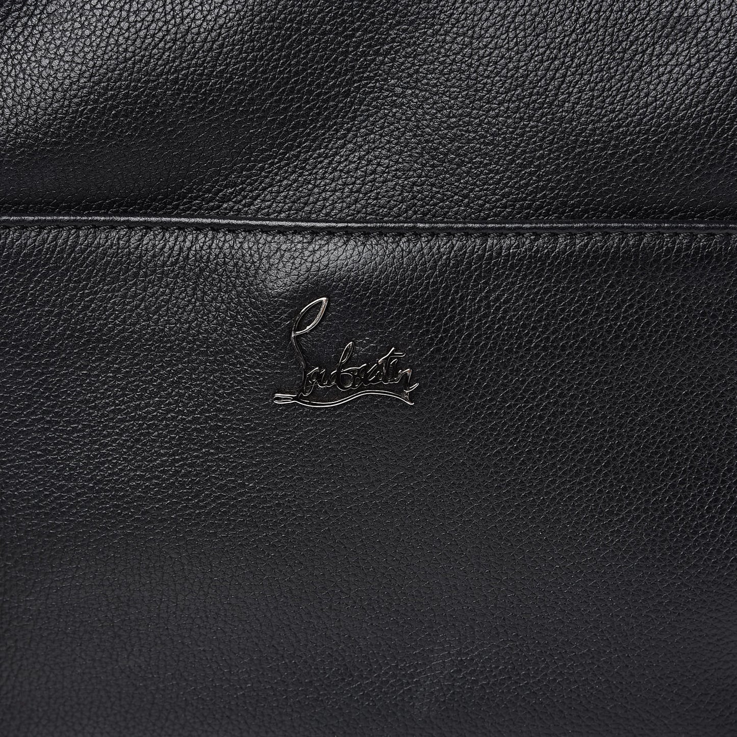Calfskin Spikes Shoulder Bag Black