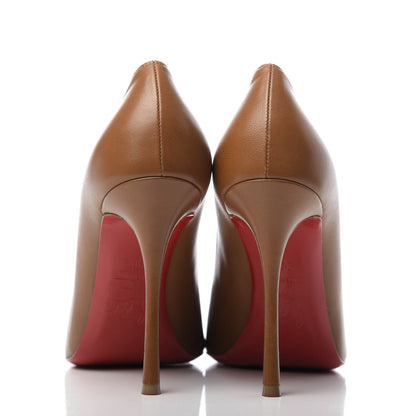 Christian Louboutin Shiny Nappa Decoltish 100 Pumps 39.5 Safari 6 of 9