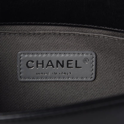 Chanel Lambskin Quilted Small Boy Flap Black 6 of 7