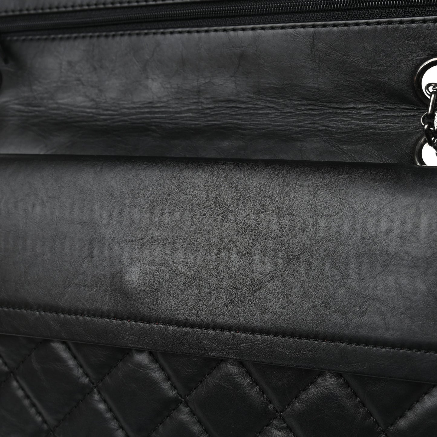 Aged Calfskin Quilted 2.55 Reissue 226 Flap Black