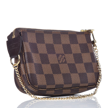 Louis Vuitton Damier Ebene Mini Pochette Accessories 3 of 7