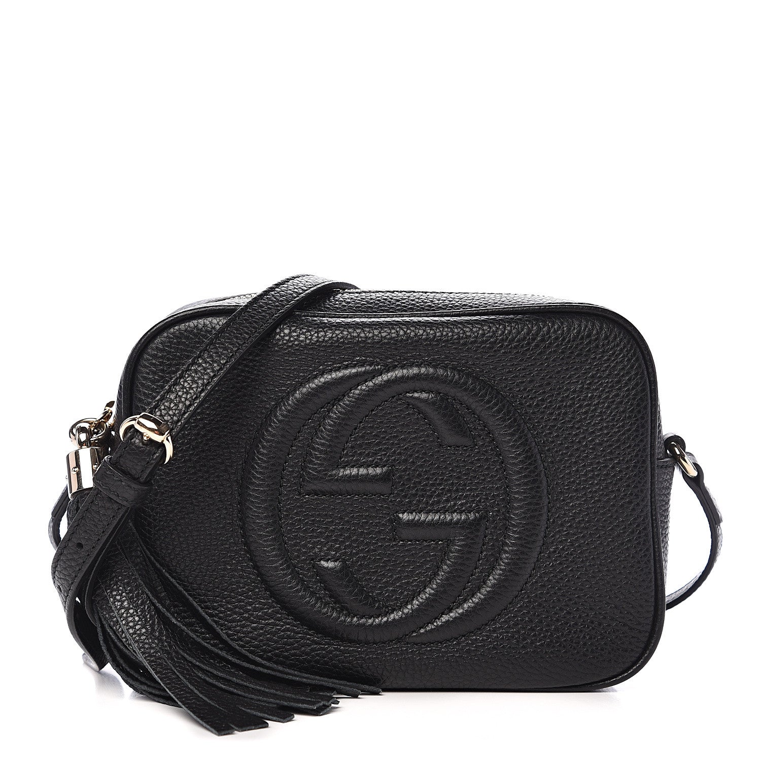 Gucci Pebbled Calfskin Small Soho Disco Bag Black 1 of 9