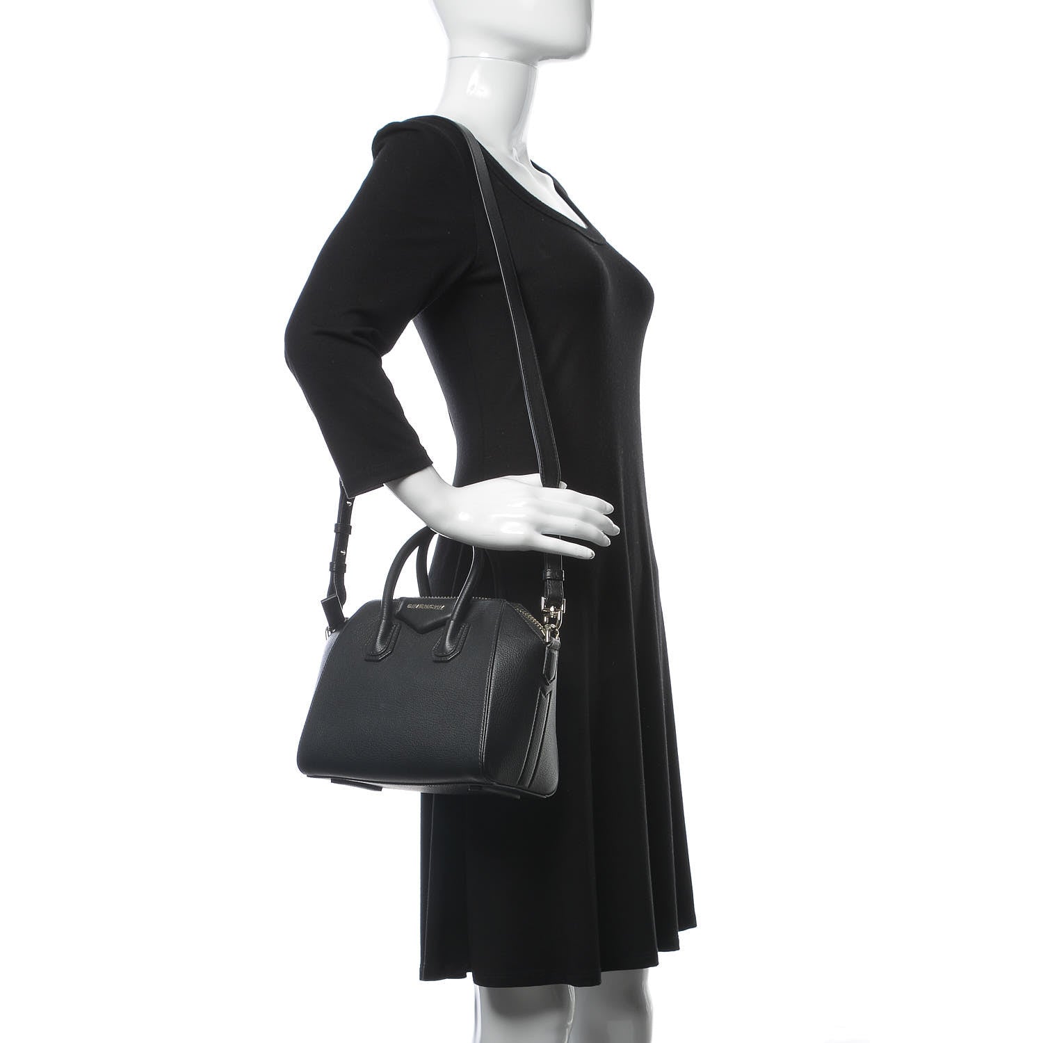 Givenchy Sugar Goatskin Mini Antigona Black 2 of 7