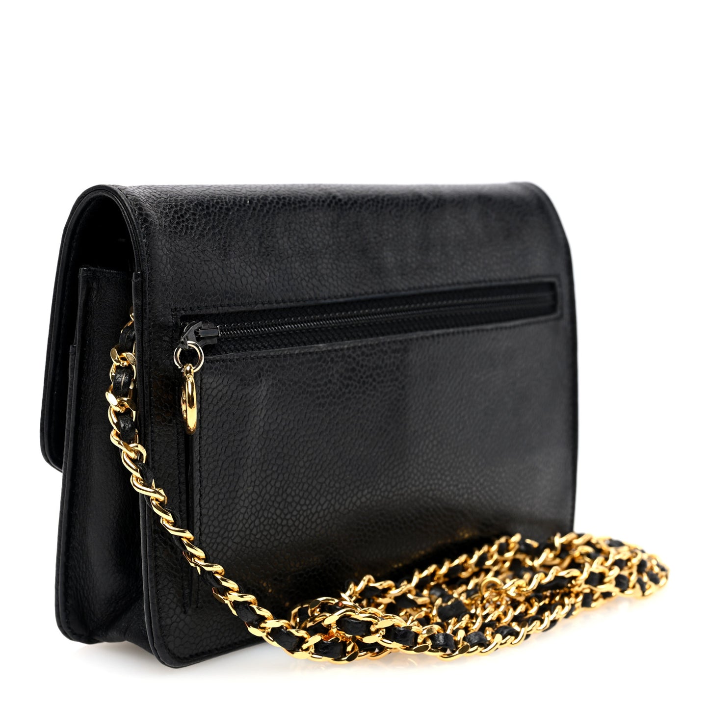 Caviar Timeless CC Wallet on Chain WOC Black