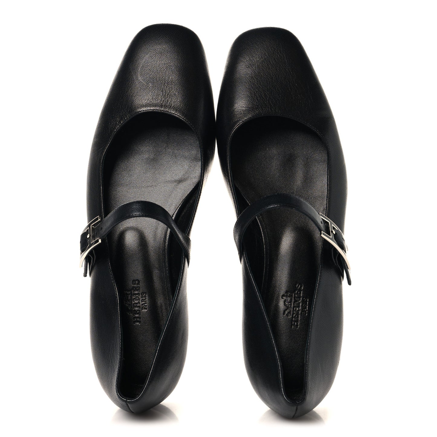 Goatskin Jane Ballet Flats 37 Black