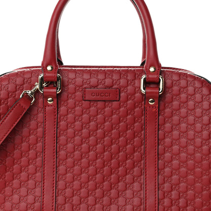 Gucci Soft Microguccissima Medium Crossbody Bag Rosso 7 of 9