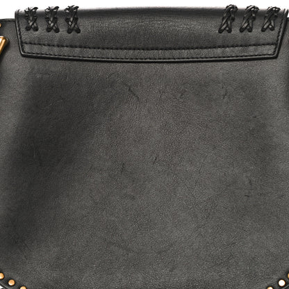 Chloe Calfskin Braided Medium Hudson Shoulder Bag Black 11 of 14