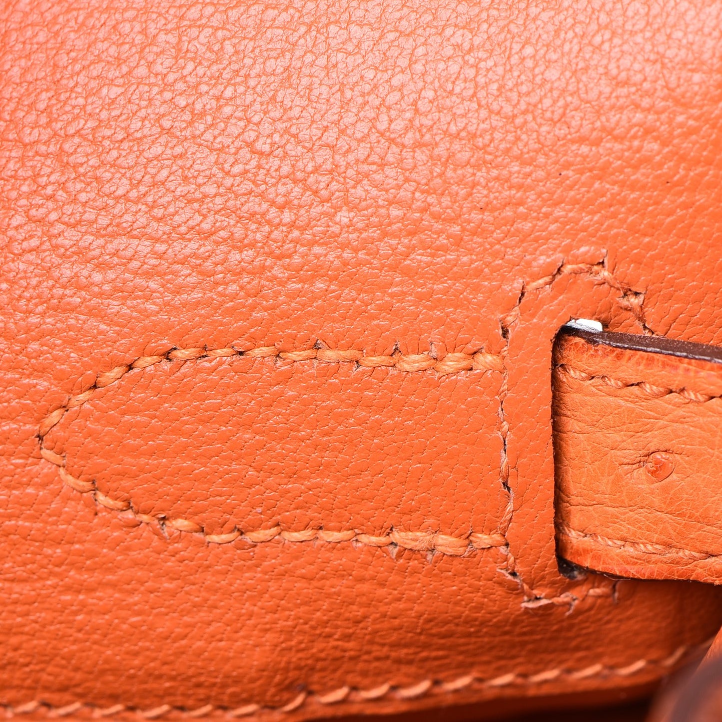 Ostrich Birkin 30 Orange