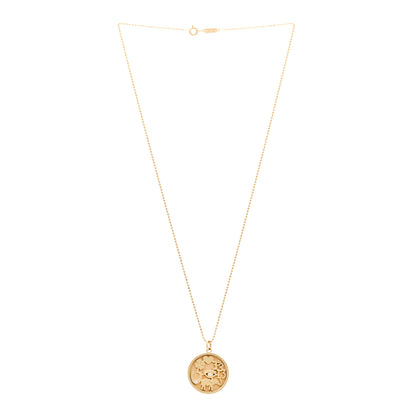 Jennifer Meyer 18K Yellow Gold Diamond Good Luck Pendant Necklace 3 of 5
