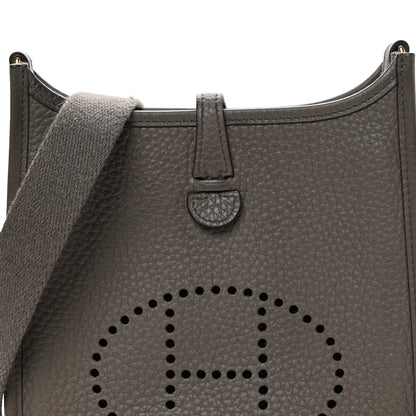 Hermes Taurillon Clemence Evelyne TPM Etain 8 of 11