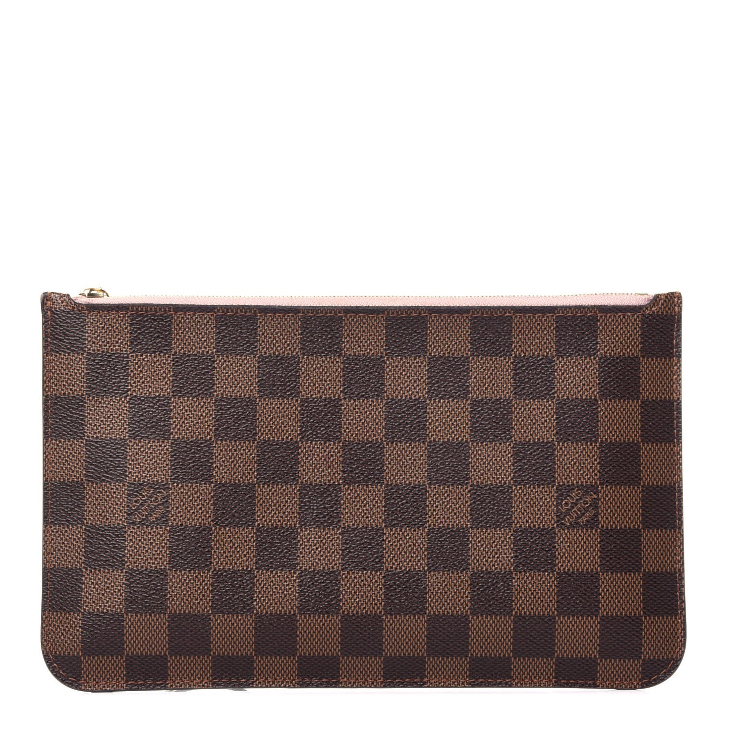 Damier Ebene Neverfull MM GM Pochette Rose Ballerine