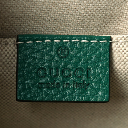 Gucci Dollar Calfskin Crystal Web Medium Dionysus Bamboo Top Handle Bag Emerald 6 of 9