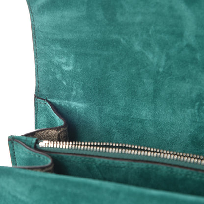 Gucci GG Supreme Monogram Embroidered Medium Dionysus Shoulder Bag Emerald 8 of 11
