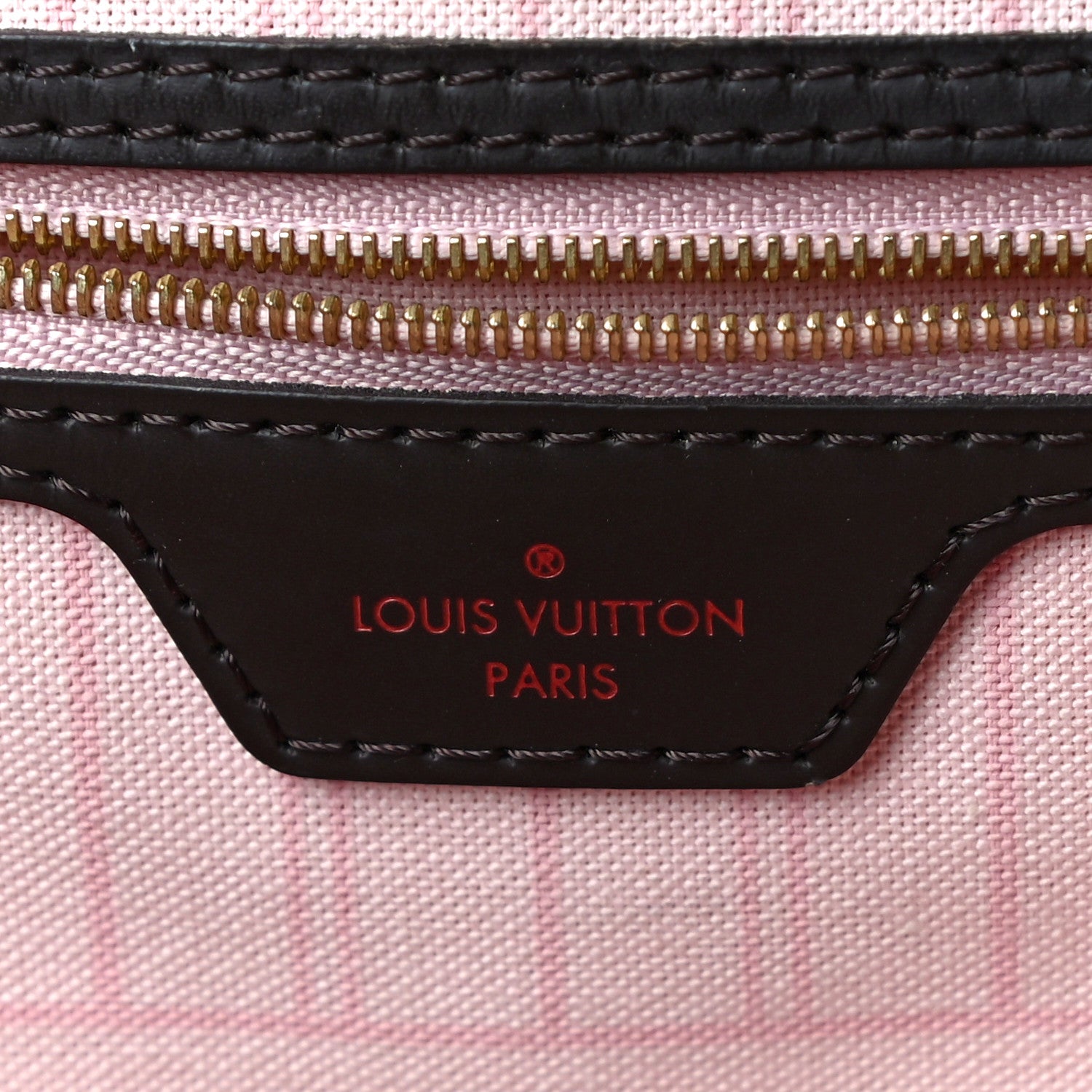 Louis Vuitton Damier Ebene Neo Neverfull MM Rose Ballerine 13 of 14