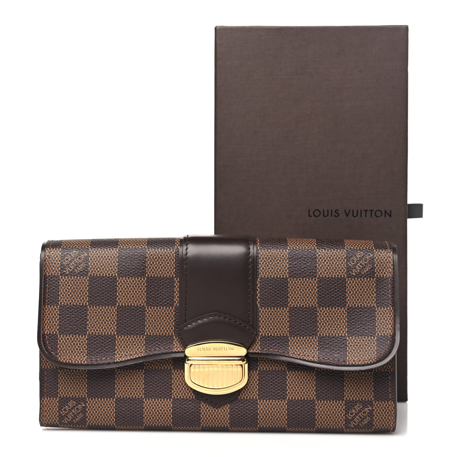 Louis Vuitton Damier Ebene Sistina Wallet 8 of 8