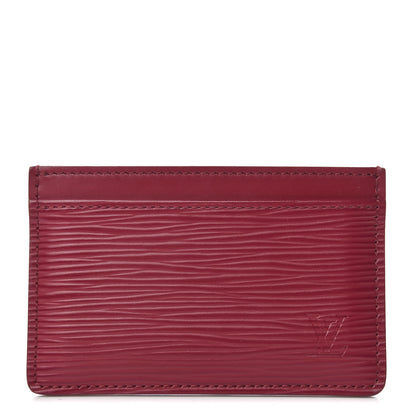 Louis Vuitton Epi Card Holder Fuchsia 1 of 7