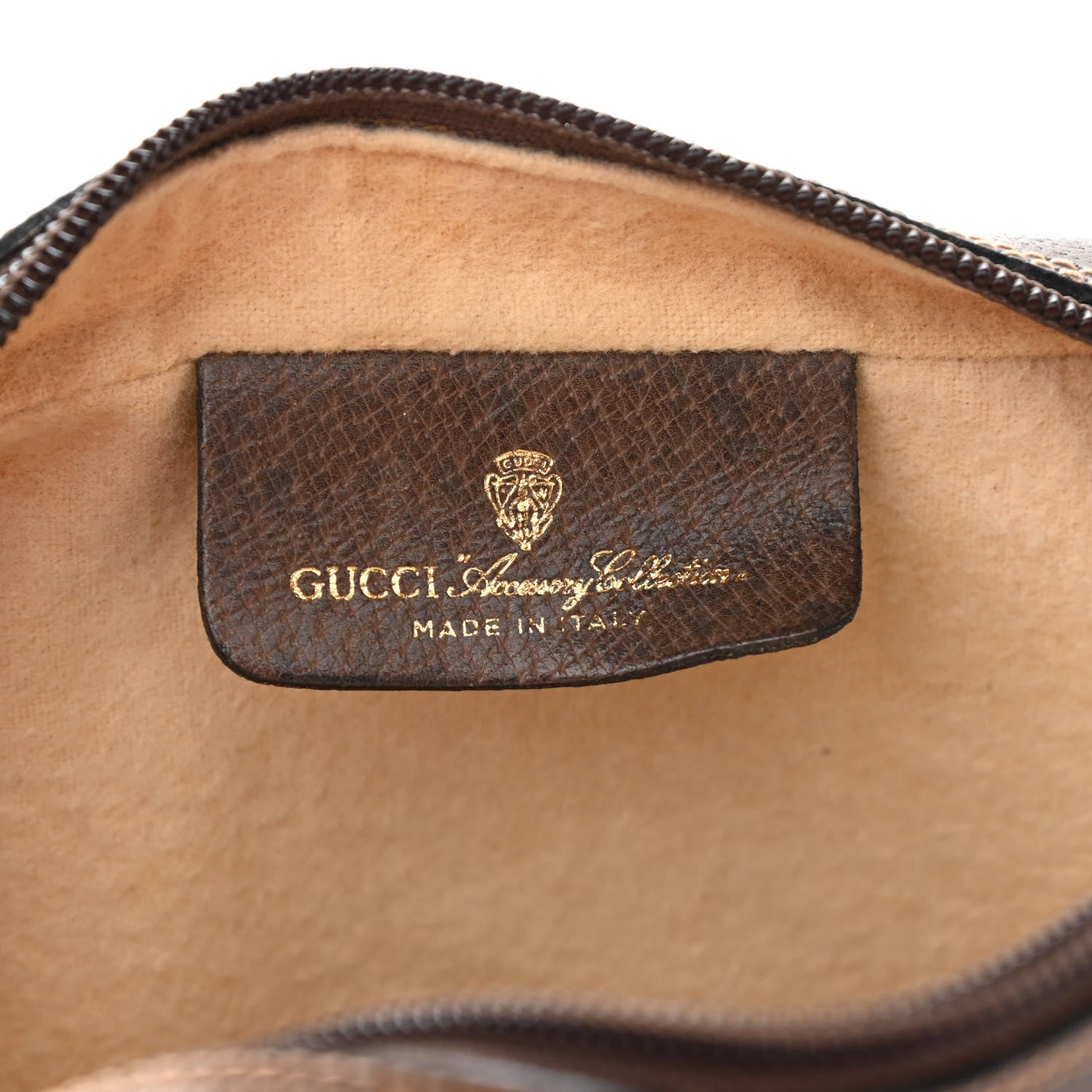 Gucci GG Supreme Monogram Web Crossbody Bag Brown 6 of 11