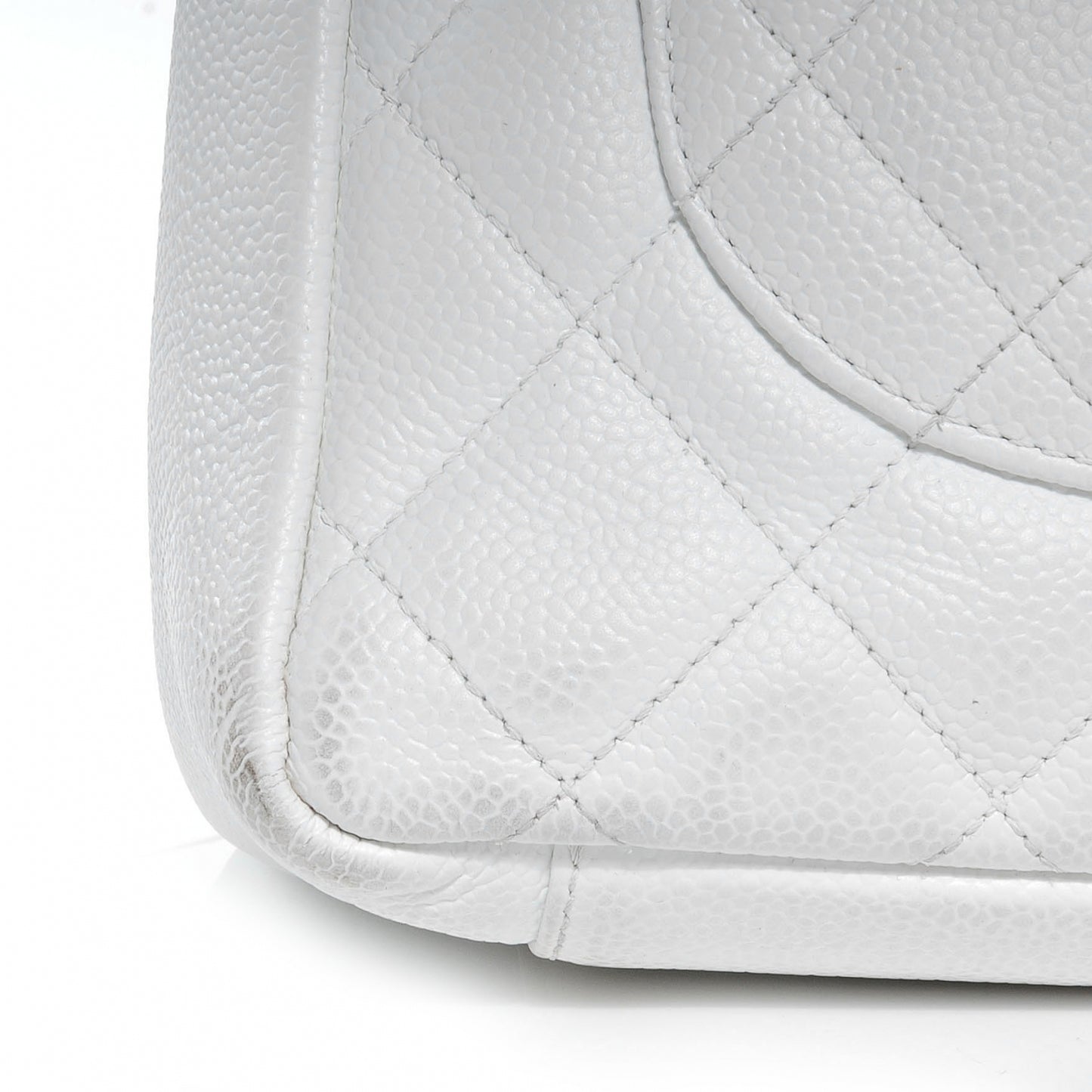Caviar Grand Shopping Tote GST White