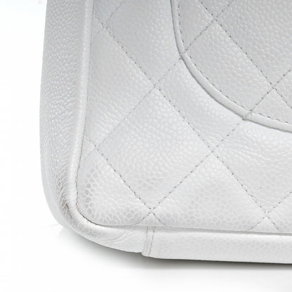 Chanel Caviar Grand Shopping Tote GST White 9 of 13