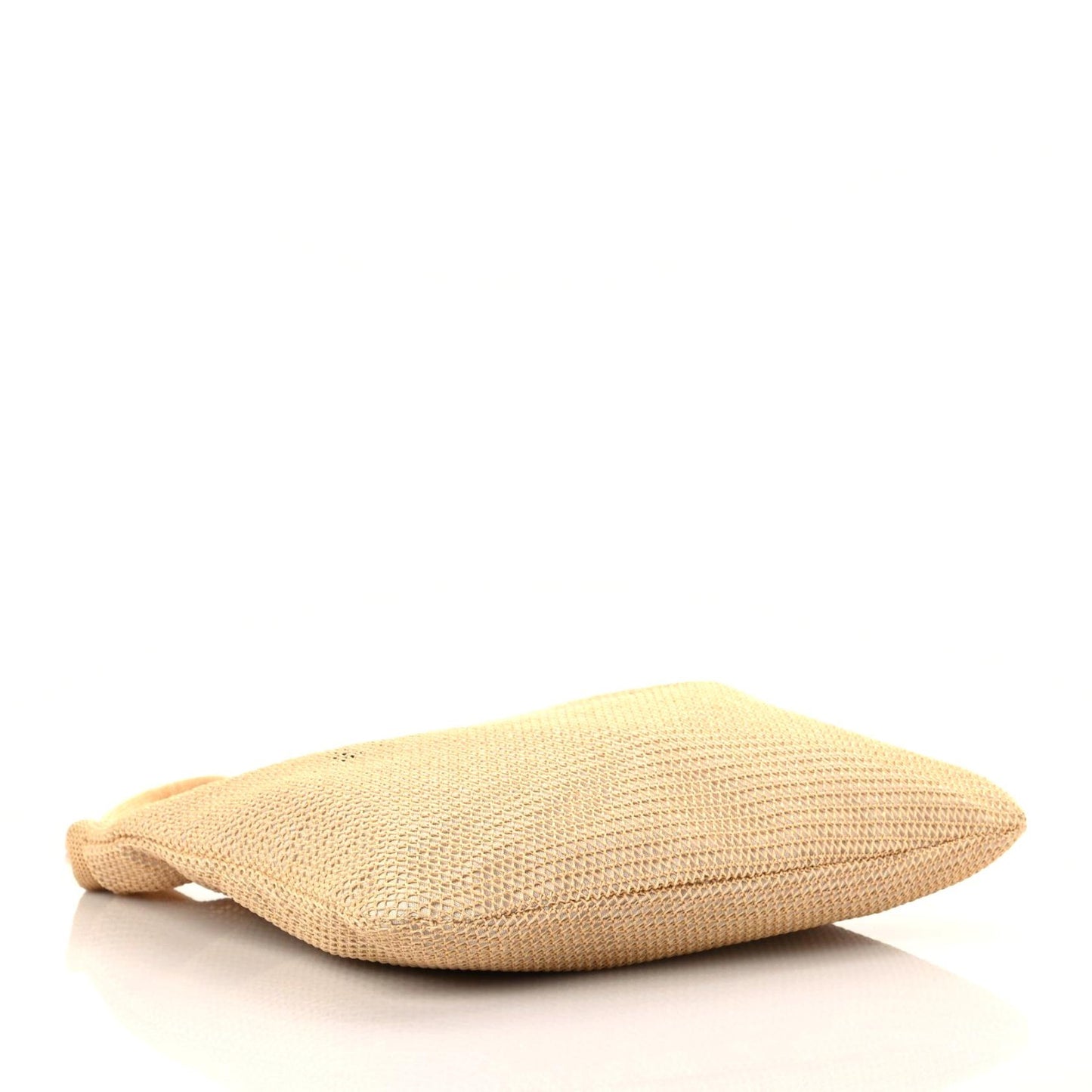 Raffia Effect Linen Logo Ivy Bag Natural